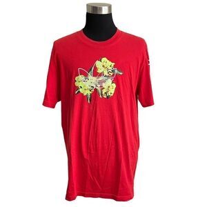 ADIDAS MEN'S FESTIVO Short Sleeve TEE SHIRT‎ in LUSH RED size 2XL